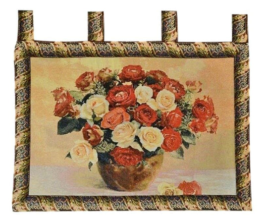 Tache Tapestry Red Rose Bouquet Valentine's Proposal Wall Hanging Art 27 x 20 (12442E)