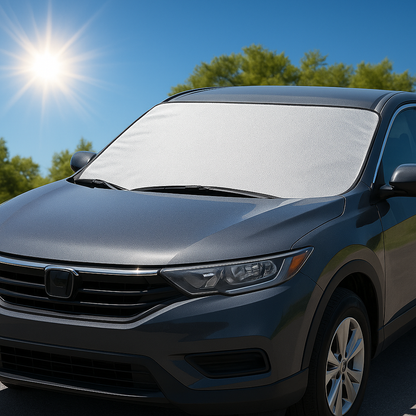 Castrol Car Windshield Sun & Snow Shade Cover