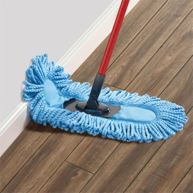 Dual-Action Dust Mop Refill,Blue