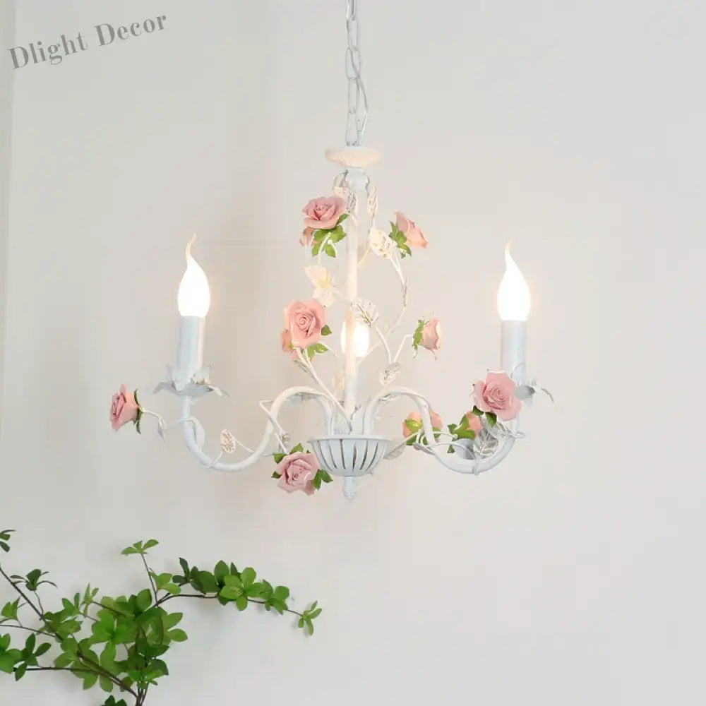 Charming Pastoral Style Chandelier - American Country Kid Chandeliers for Living Rooms, Bedrooms, Dining Rooms, and Children's Rooms