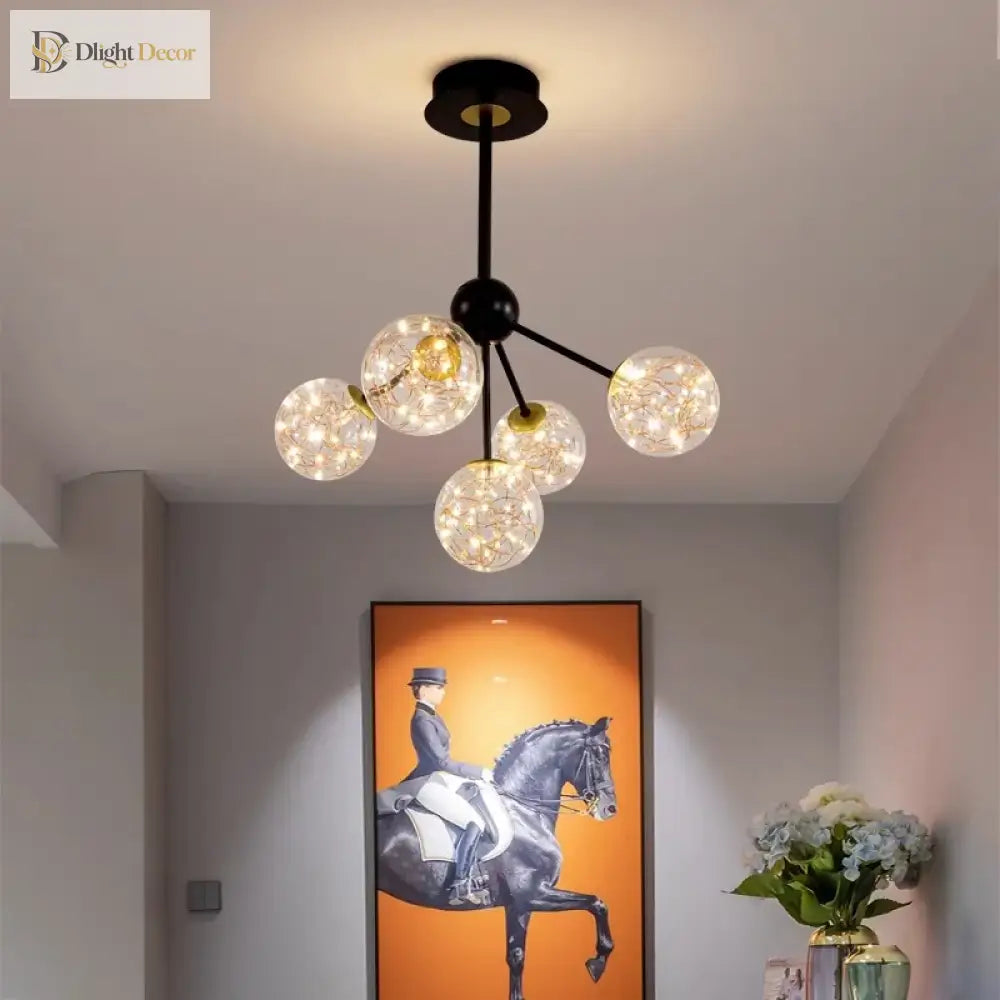 Chic Nordic Ceiling Light | Modern Dining Room Lighting
