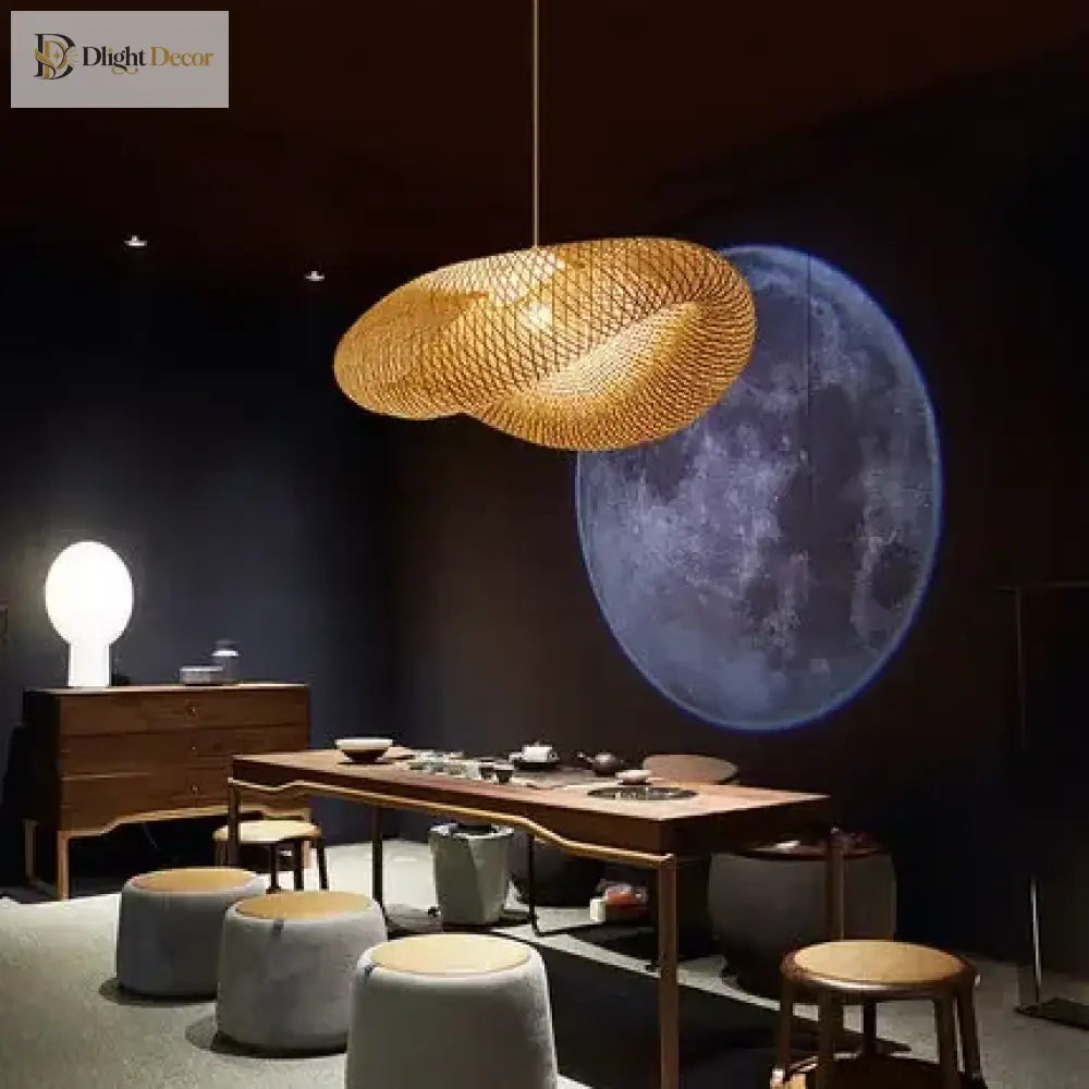 Chinese Rattan Pendant Light | Hallway & Entry Lighting