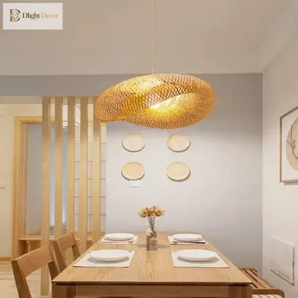 Chinese Rattan Pendant Light | Hallway & Entry Lighting