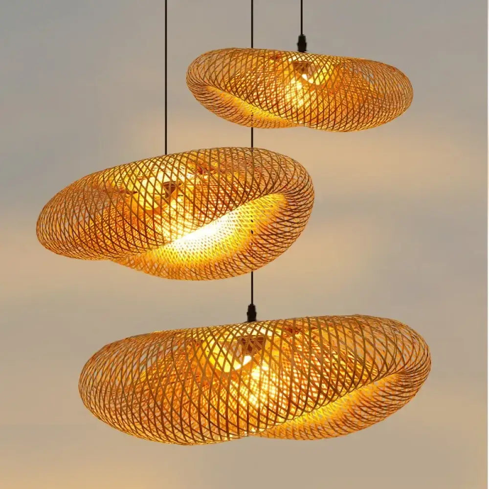 Chinese Rattan Pendant Light | Hallway & Entry Lighting