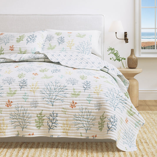 Microfiber Coastal Quilt - Maldives Collection