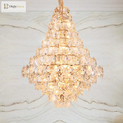 Clara Modern Crystal Chandelier | Dining Room Lighting