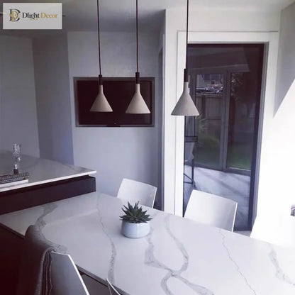 Concrete LED Nordic Pendant Light | Dining Room Lighting
