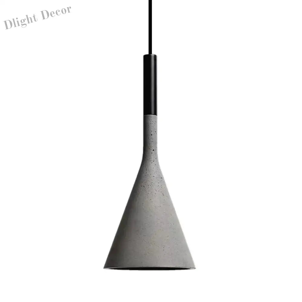 Concrete Pendant Lights - Nordic Modern LED Illumination for Restaurants, Bars, and More