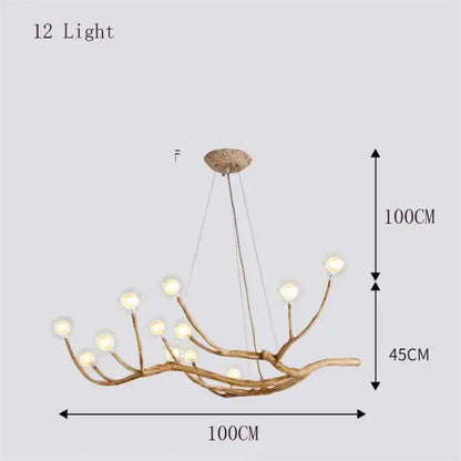 Contemporary Branches LED Chandeliers - Minimalist Lighting for Living Spaces and More