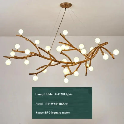 Contemporary Branches LED Chandeliers - Minimalist Lighting for Living Spaces and More