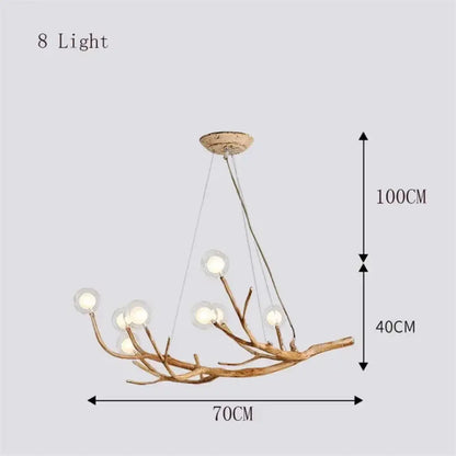Contemporary Branches LED Chandeliers - Minimalist Lighting for Living Spaces and More