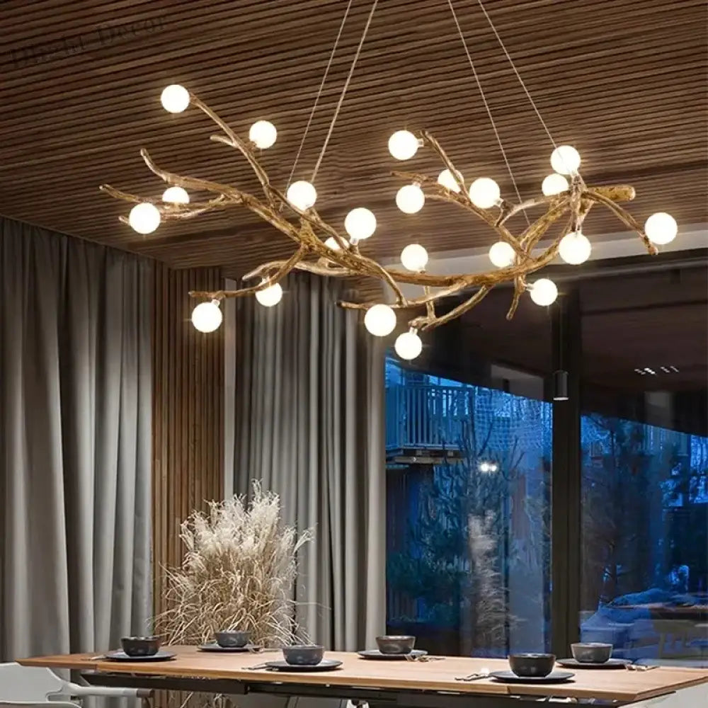 Contemporary Branches LED Chandeliers - Minimalist Lighting for Living Spaces and More