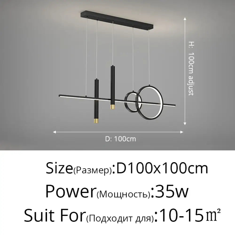 Contemporary LED Pendant Lights - Ideal for Dining Tables, Kitchens, Bedrooms, Living Rooms, and More