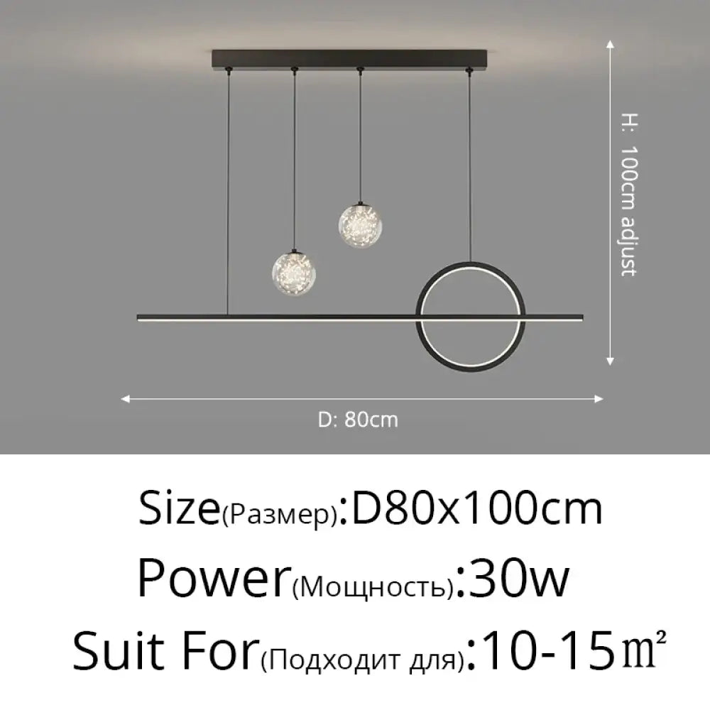 Contemporary LED Pendant Lights - Ideal for Dining Tables, Kitchens, Bedrooms, Living Rooms, and More