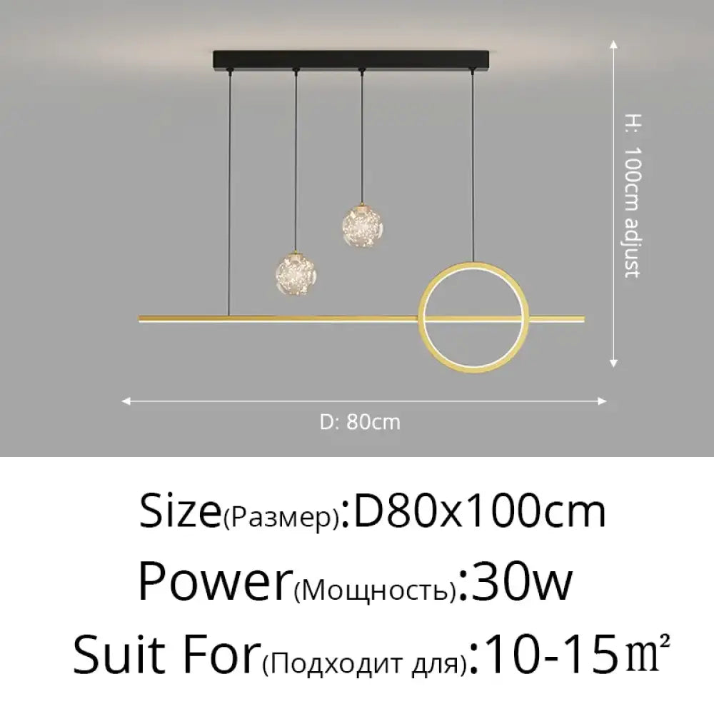 Contemporary LED Pendant Lights - Ideal for Dining Tables, Kitchens, Bedrooms, Living Rooms, and More