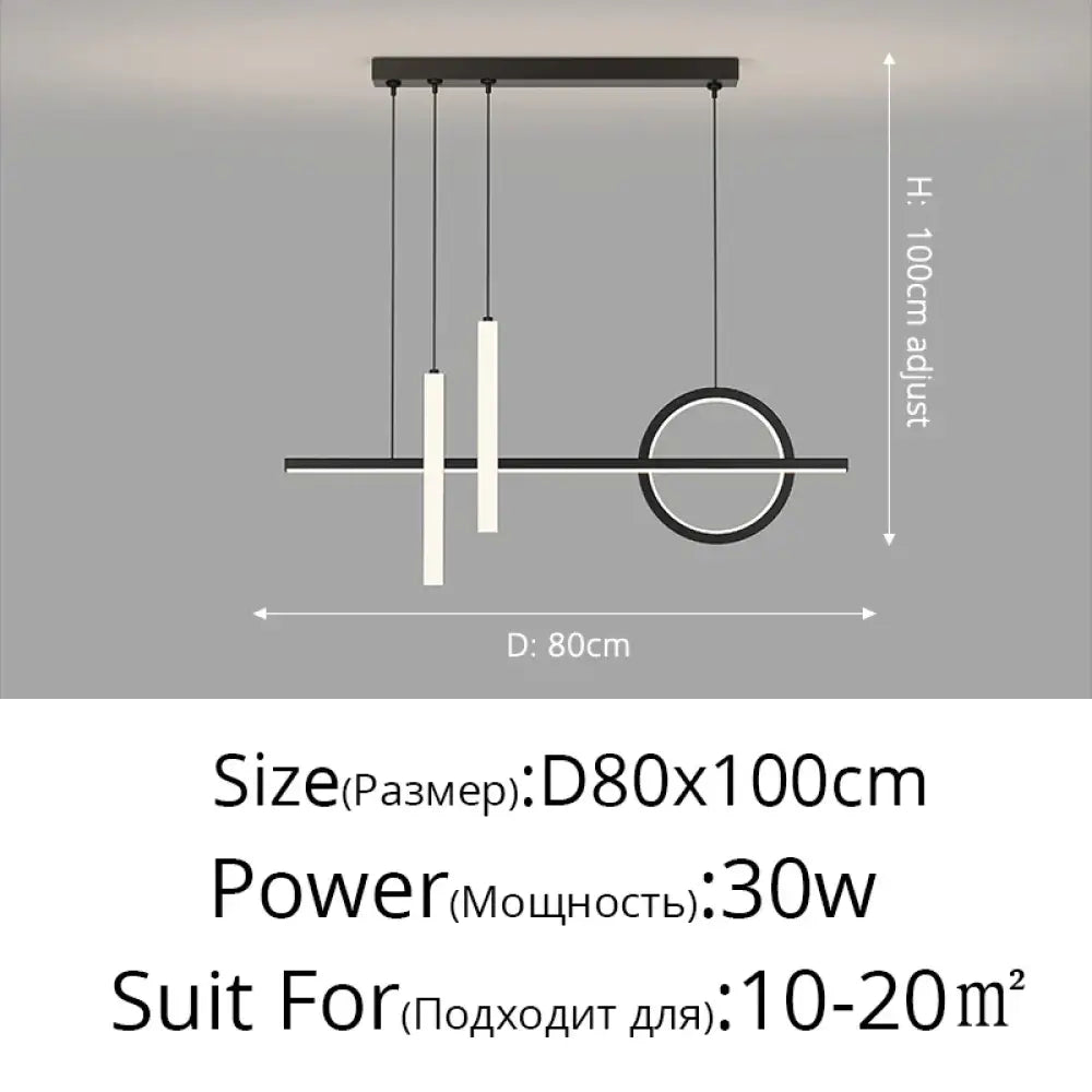 Contemporary LED Pendant Lights - Ideal for Dining Tables, Kitchens, Bedrooms, Living Rooms, and More