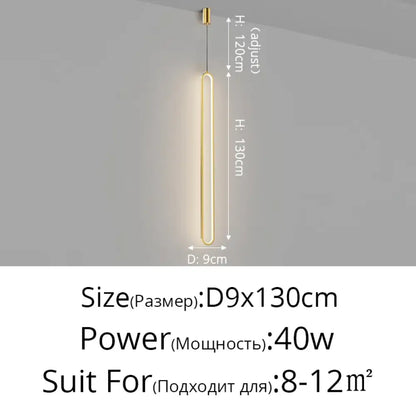 Contemporary LED Pendant Lights - Ideal for Dining Tables, Kitchens, Bedrooms, Living Rooms, and More