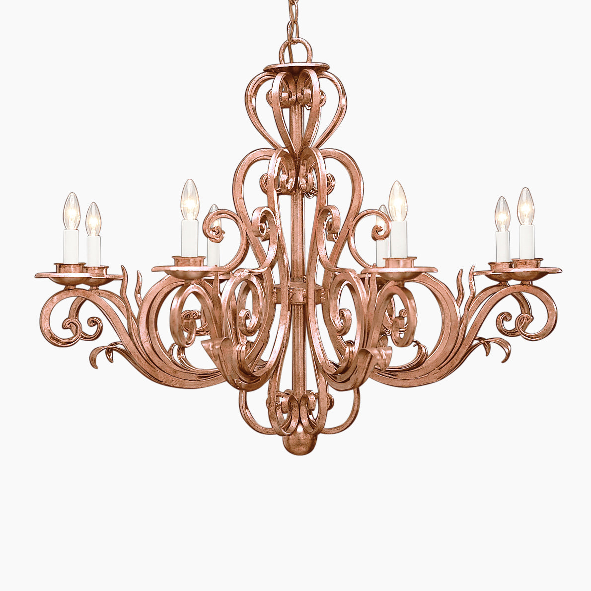 AVENA copper chandelier