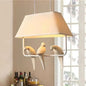 Creative Bird Pendant Lights - Simple Japan Style Chandelier for Ceiling Light in Study, Dining Room, and Home Decor - Birdcage Inspired Design