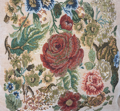 Tache Floral Country Rustic Morning Meadow Tapestry Throw Pillow Cover (3098)