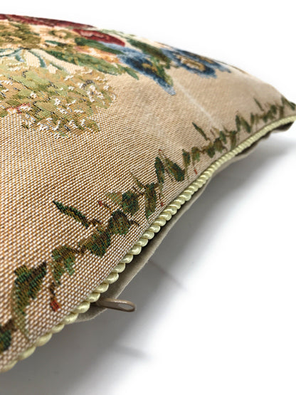 Tache Floral Country Rustic Morning Meadow Tapestry Throw Pillow Cover (3098)