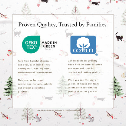 100% Turkish Cotton Flannel Sheet Sets - Boulder Collection