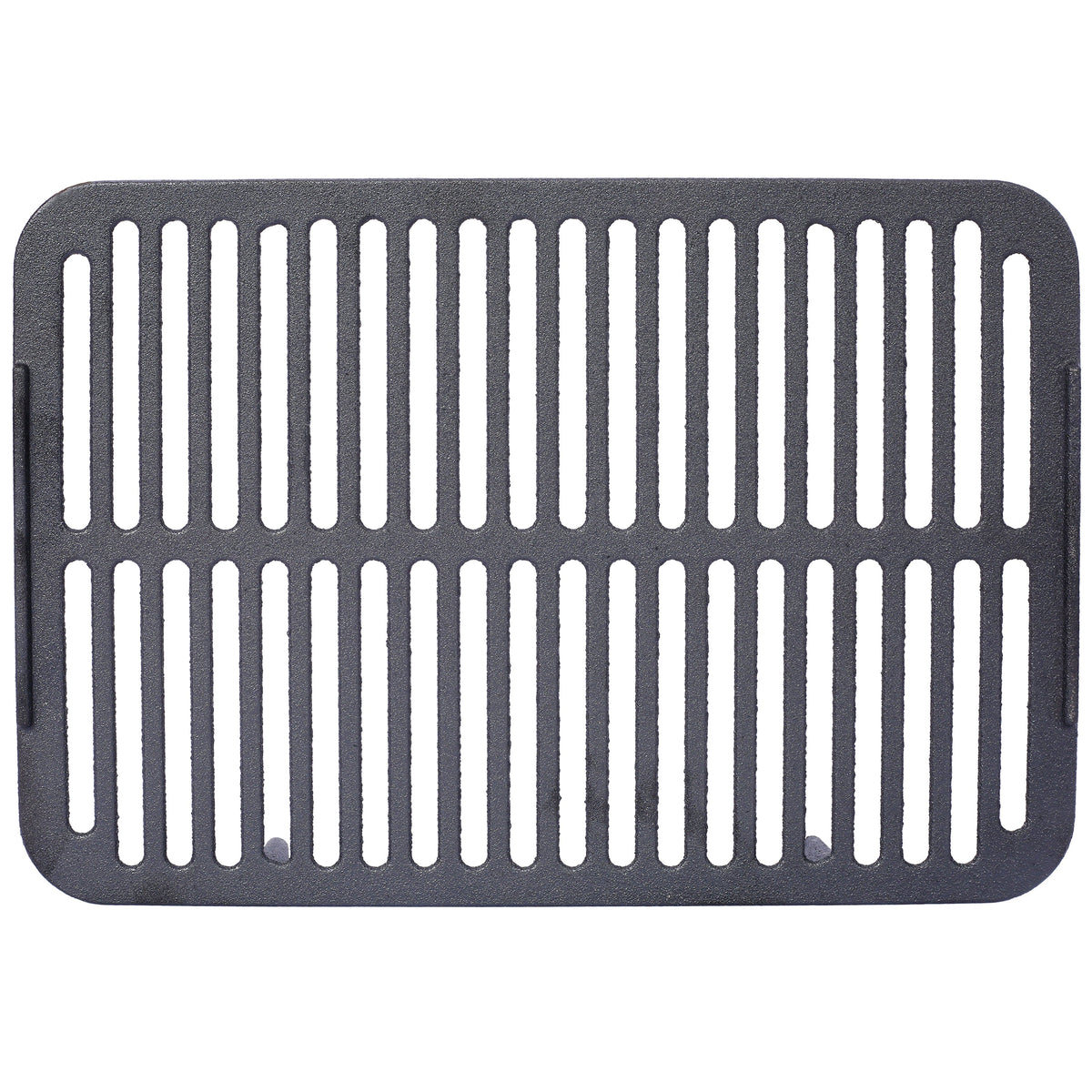 Oval Cast Iron Grill with Enamel Coating - Charcoal Tabletop Skillet