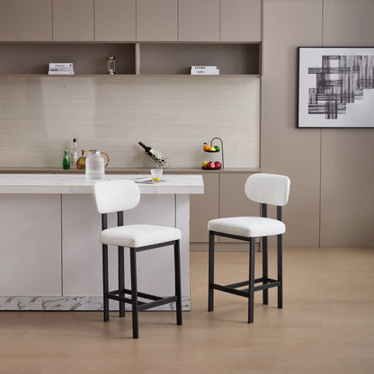 Modern Counter Height Stools (Set of 2)