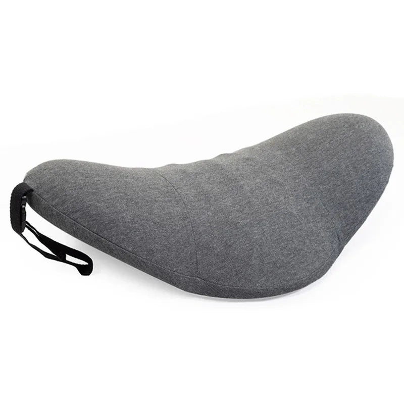 Memory Foam Lumbar Pillow Rollable Pregnant Waist Pad Washable Lumbar Support Backrest Mat Bed Cushion Detachable Back Pillow