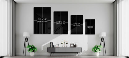 Pastel Color Block Venus Glass Wall Art