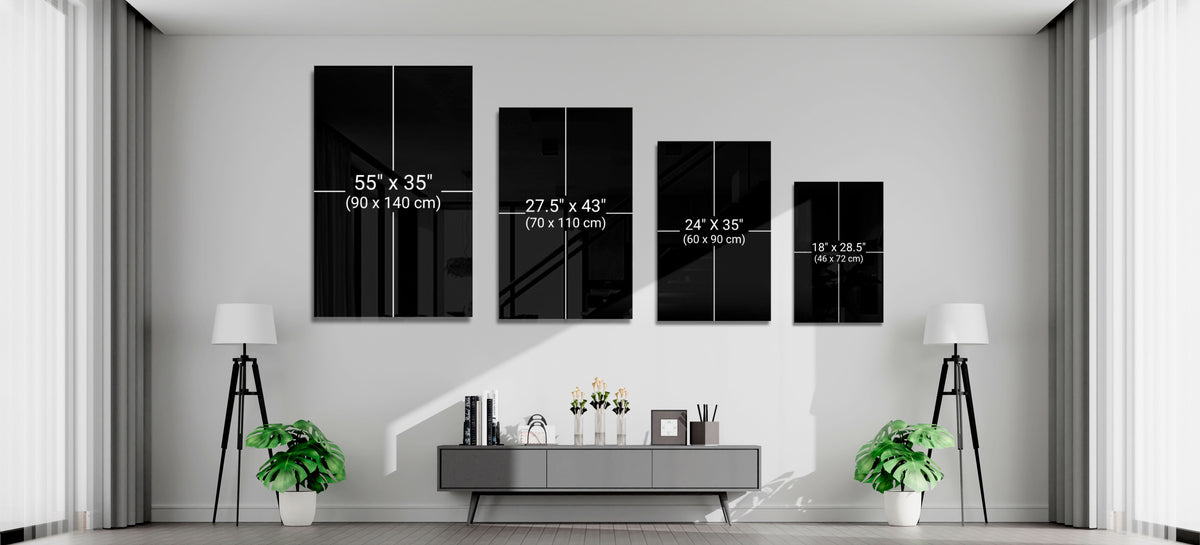 Rocket Launch to Mars Glass Wall Art