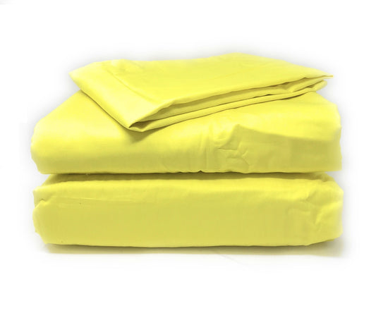 100% Cotton Neon Yellow Duvet Cover Set