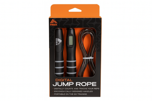 RBX LifeWorks Digital Jump Rope - Digitally Counts & Tracks Your Reps