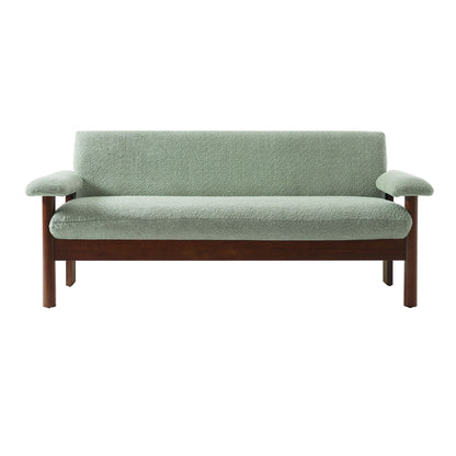 Loveseat Sofa 2 Seater Couch with Armrest Pillows