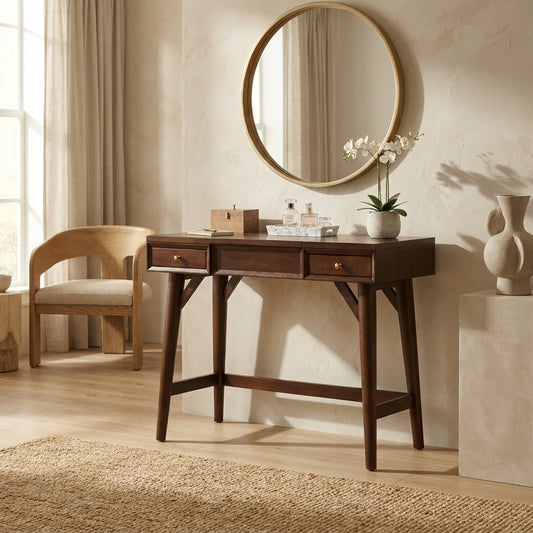 Flynn Bedroom Vanity, Walnut
