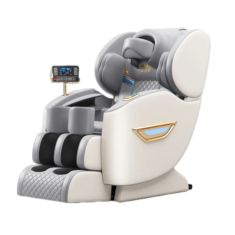 Luxury Zero Gravity Electric Massage Chair 3D 4D Sl Track | Full Body Massage Chair with Music Function | Best Salon Massage Chair Bed 2022