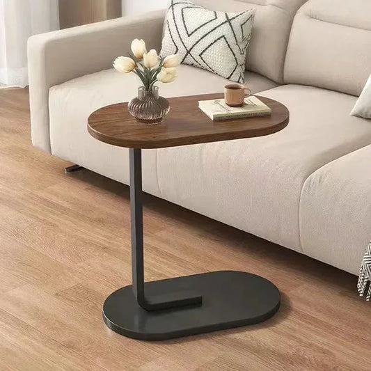 C-Shaped Edge Movable Side Table