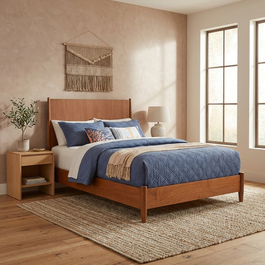Flynn Platform Bed, Chestnut