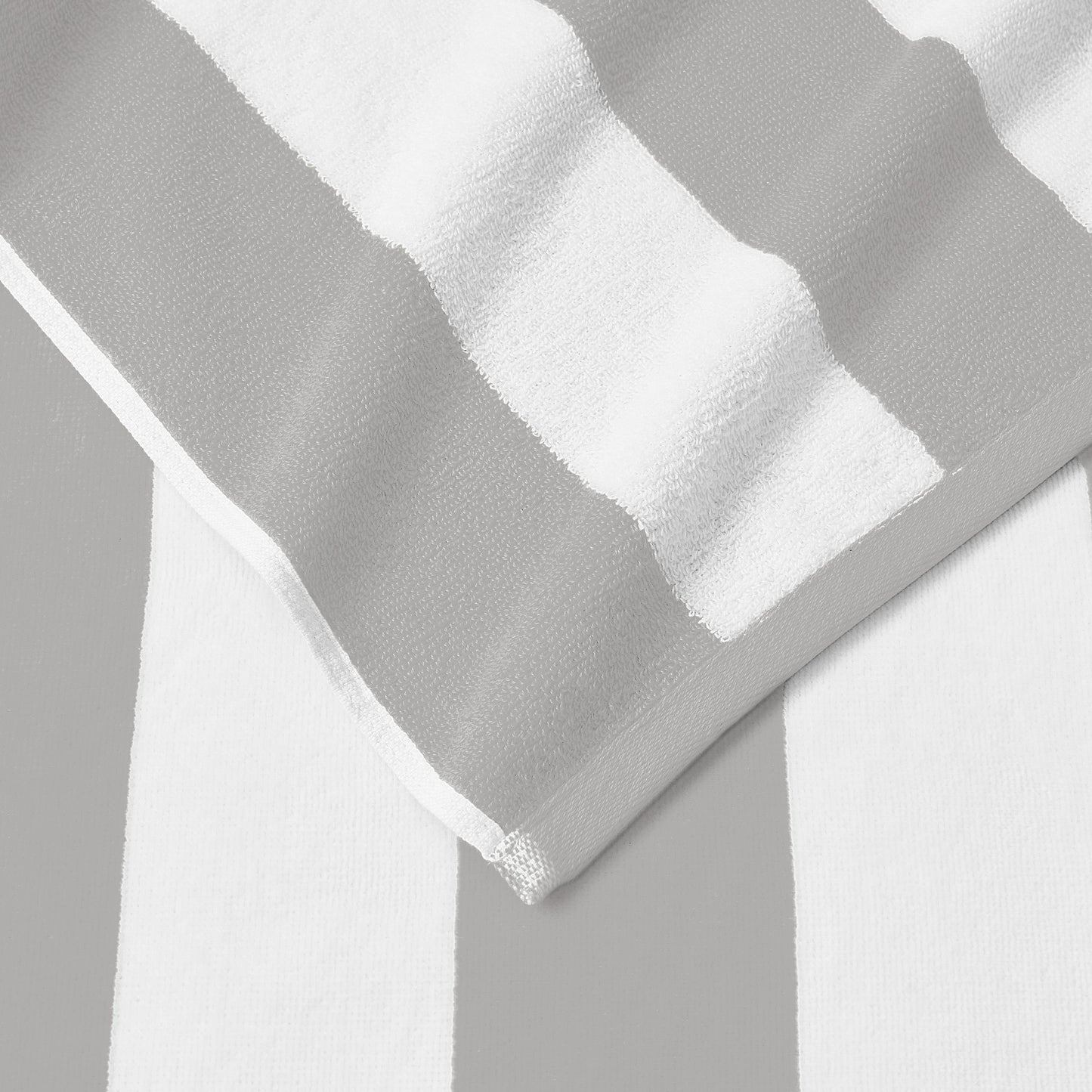 Cotton Velour Cabana Stripe Beach Towel - Novia Collection.