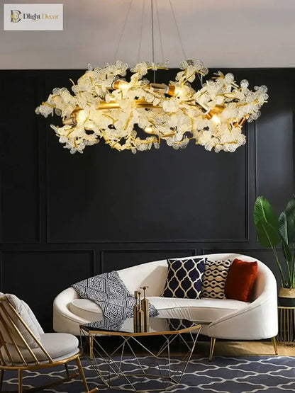 Elegant Crystal Chandelier | Modern Dining Room Lighting
