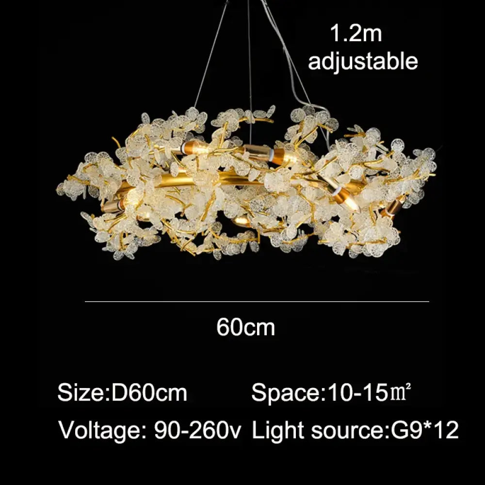 Elegant French Luxury Chandeliers - Postmodern Villa Living Room Lights with Creative Branch Crystal Design for Bedrooms, Dining Rooms, and Tea Rooms