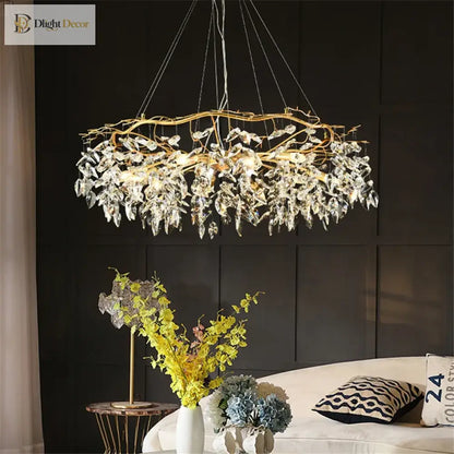 Elegant K9 Crystal Chandelier | Kitchen Island Lighting