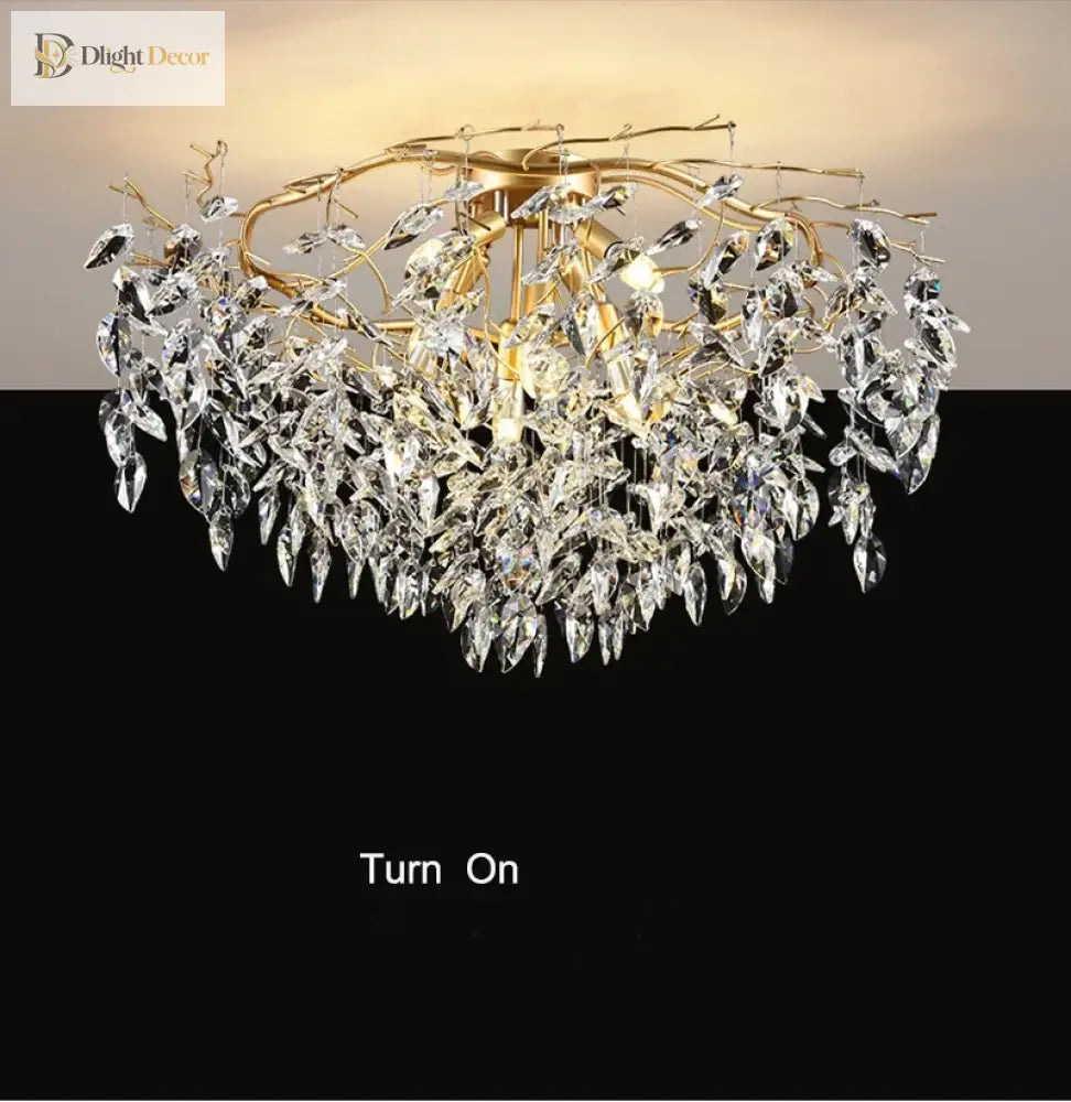 Elegant K9 Crystal Chandelier | Kitchen Island Lighting