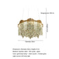 Elegant Modern Circular Crystal Chandeliers - Adding Light Luxury and Creativity to Your Living Room, Dining Room, and More