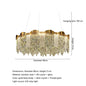Elegant Modern Circular Crystal Chandeliers - Adding Light Luxury and Creativity to Your Living Room, Dining Room, and More
