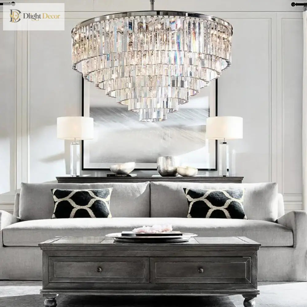 Elegant Nordic Chandelier | Modern Hotel & Villa Lighting