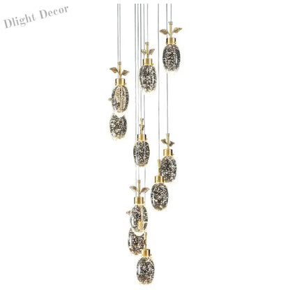 Elegant Round Crystal Pendant Lights - Illuminate Your Living, Dining, and Bedroom Spaces with Modern Elegance