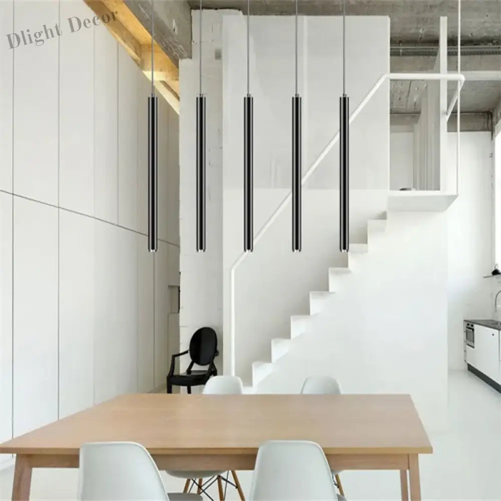 Ella's Nordic Long Tube Pendant Lights