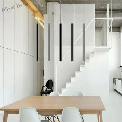 Ella's Nordic Long Tube Pendant Lights
