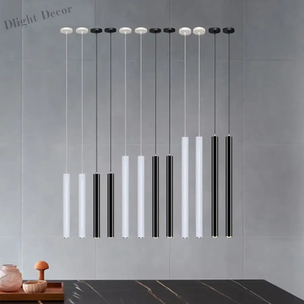 Ella's Nordic Long Tube Pendant Lights